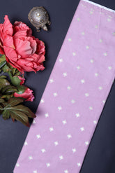 Purple Chiniya Silk Fabric