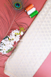 Cream Brocade Fabric