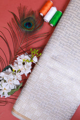 Cream Brocade Fabric