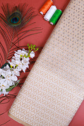 Cream Brocade Fabric