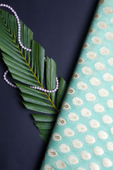 Green Chanderi Fabric