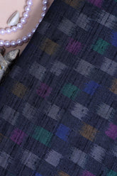 Black Patola Silk Fabric