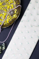 OffWhite Chiniya Silk Fabric