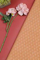 Brown Munga silk Fabric