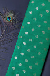 Green Viscose Silk Fabric