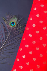 Red Viscose Silk Fabric