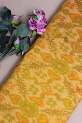 Mustard Patola Silk Fabric