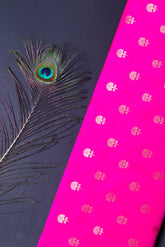 Pink Viscose Silk Fabric