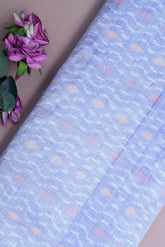 Grey Patola Silk Fabric