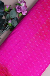 Pink Patola Silk Fabric
