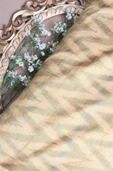 Cream Patola Silk Fabric