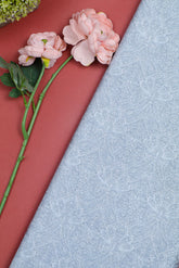 Grey Munga silk Fabric