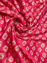 Pink Cotton Silk Fabric