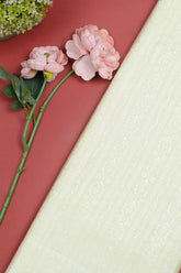 Cream Munga silk Fabric