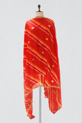 Leheriya Dupatta with Gota work