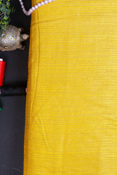 Mustard Munga Silk Fabric