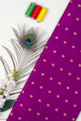 Magenta Katan Silk Fabric