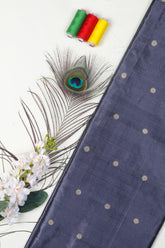 Dark Grey Katan Silk Fabric