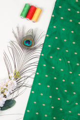 Green Katan Silk Fabric