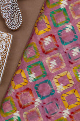 Pink Kora Silk Fabric