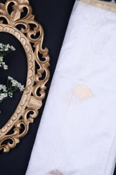 White Dupion Silk Fabric