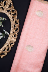 Peach Dupion Silk Fabric