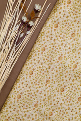 Cream Katan Silk Fabric