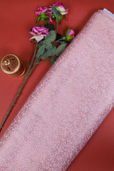 Peach Brocade Fabric