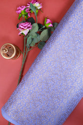 Purple Brocade Fabric