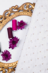 White Dupion Silk Fabric