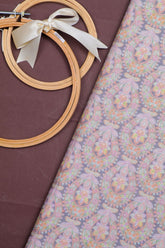 Grey Munga silk Fabric