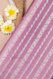 Purple Chiniya Silk Fabric