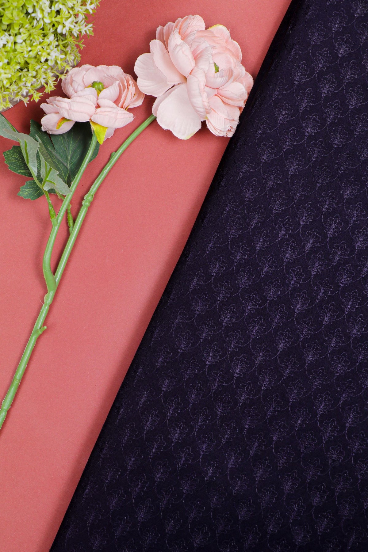 Black Munga silk  Fabric