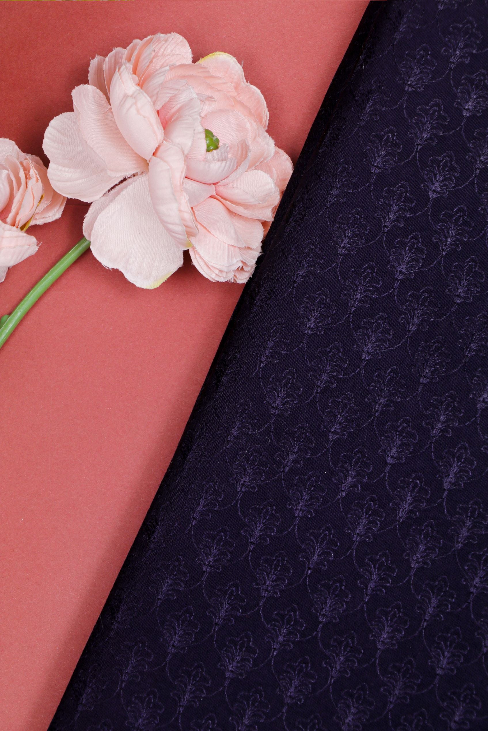 Black Munga silk  Fabric