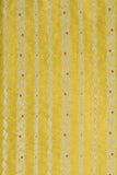 Yellow Chiniya Silk Fabric