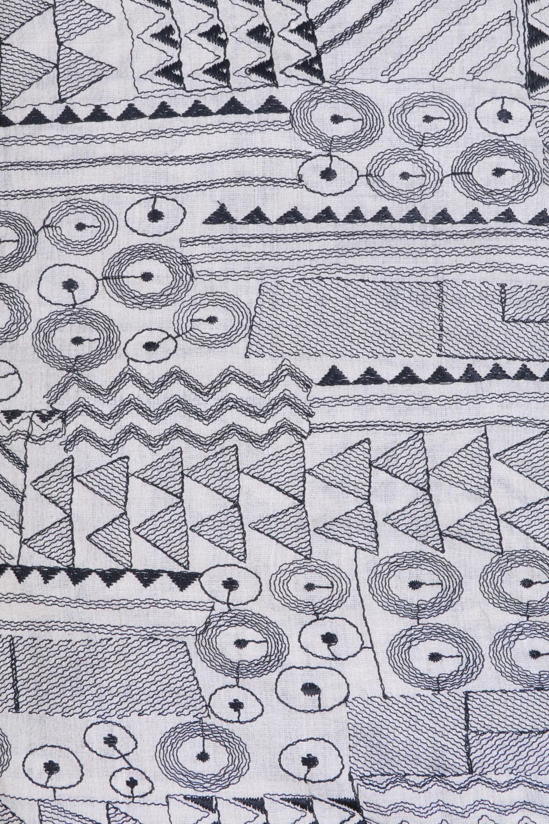 Black Munga Silk Fabric