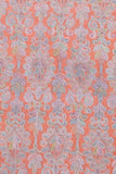 Orange Munga silk  Fabric