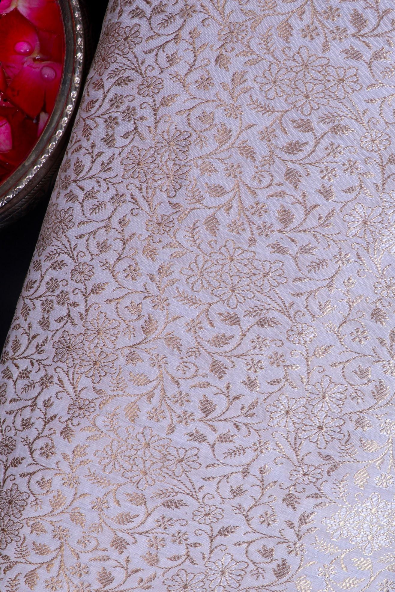 OffWhite Brocade Fabric