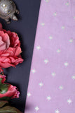 Purple Chiniya Silk Fabric