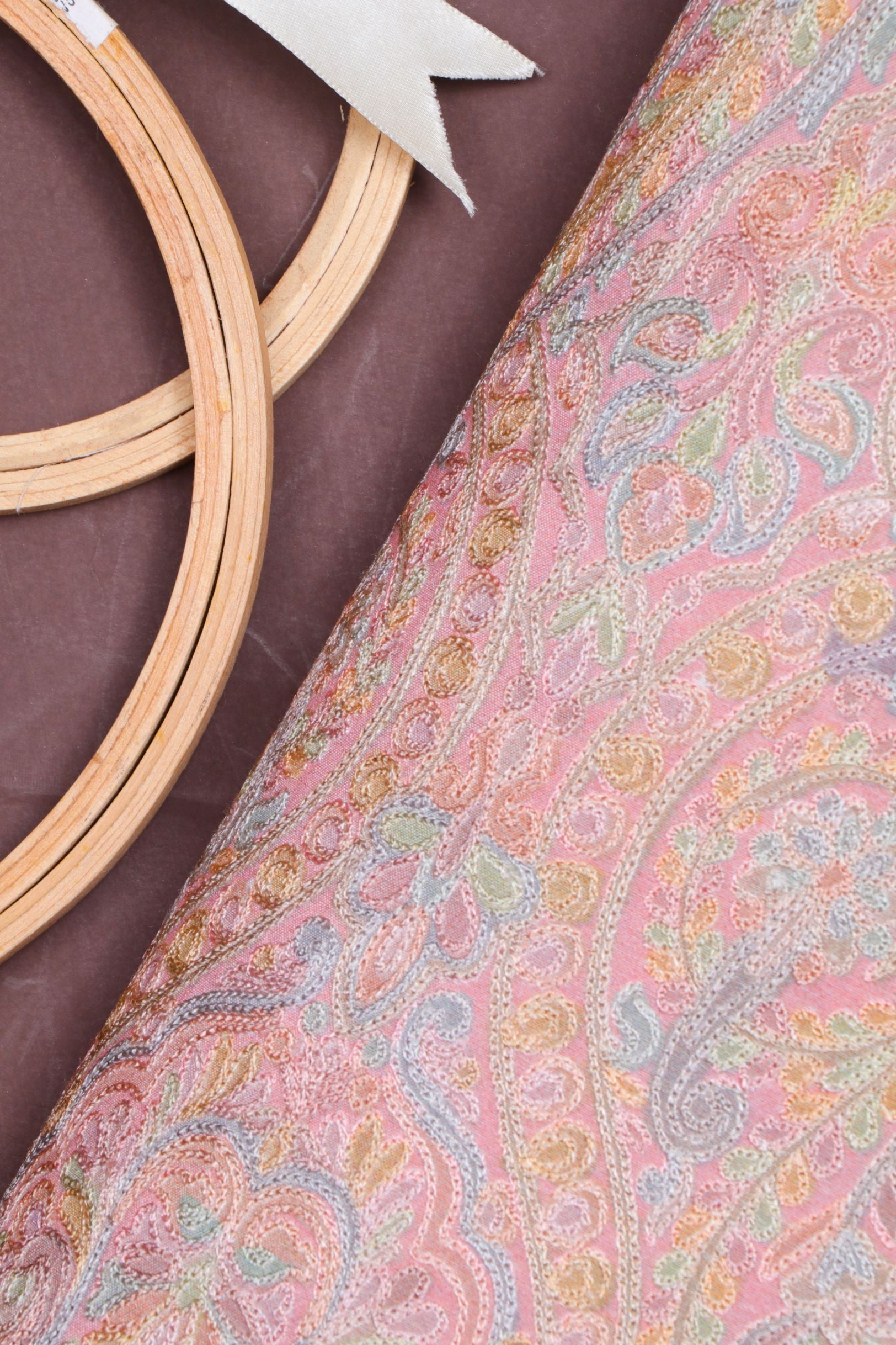 Pink Munga silk  Fabric