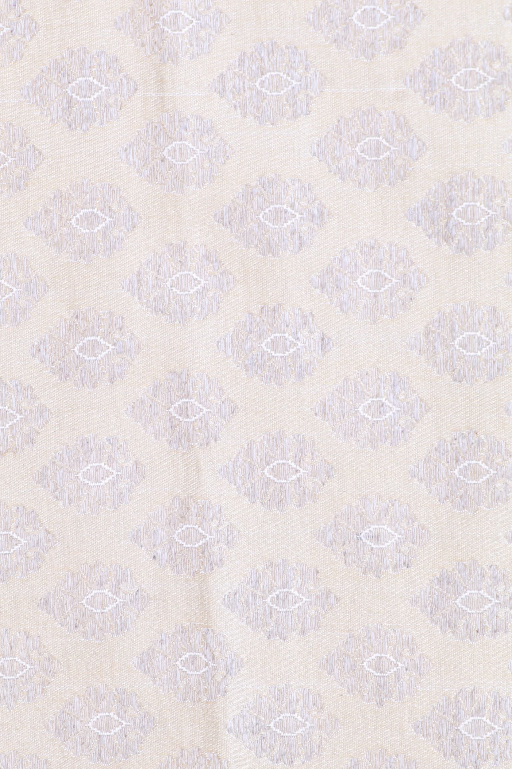 Cream Brocade Fabric