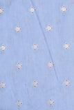 Blue Chiniya Silk Fabric