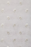 Grey Chiniya Silk Fabric