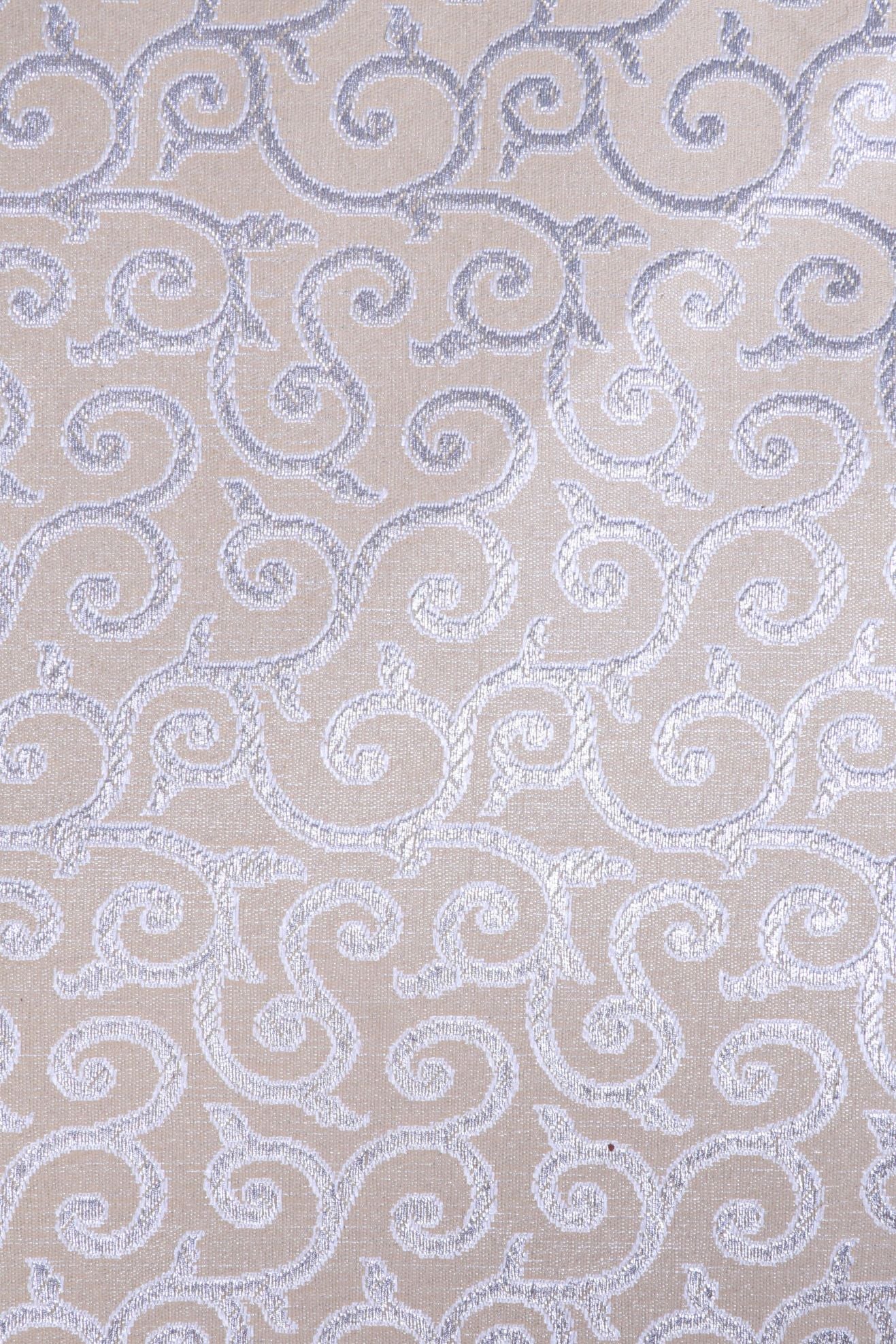 Cream Brocade Fabric