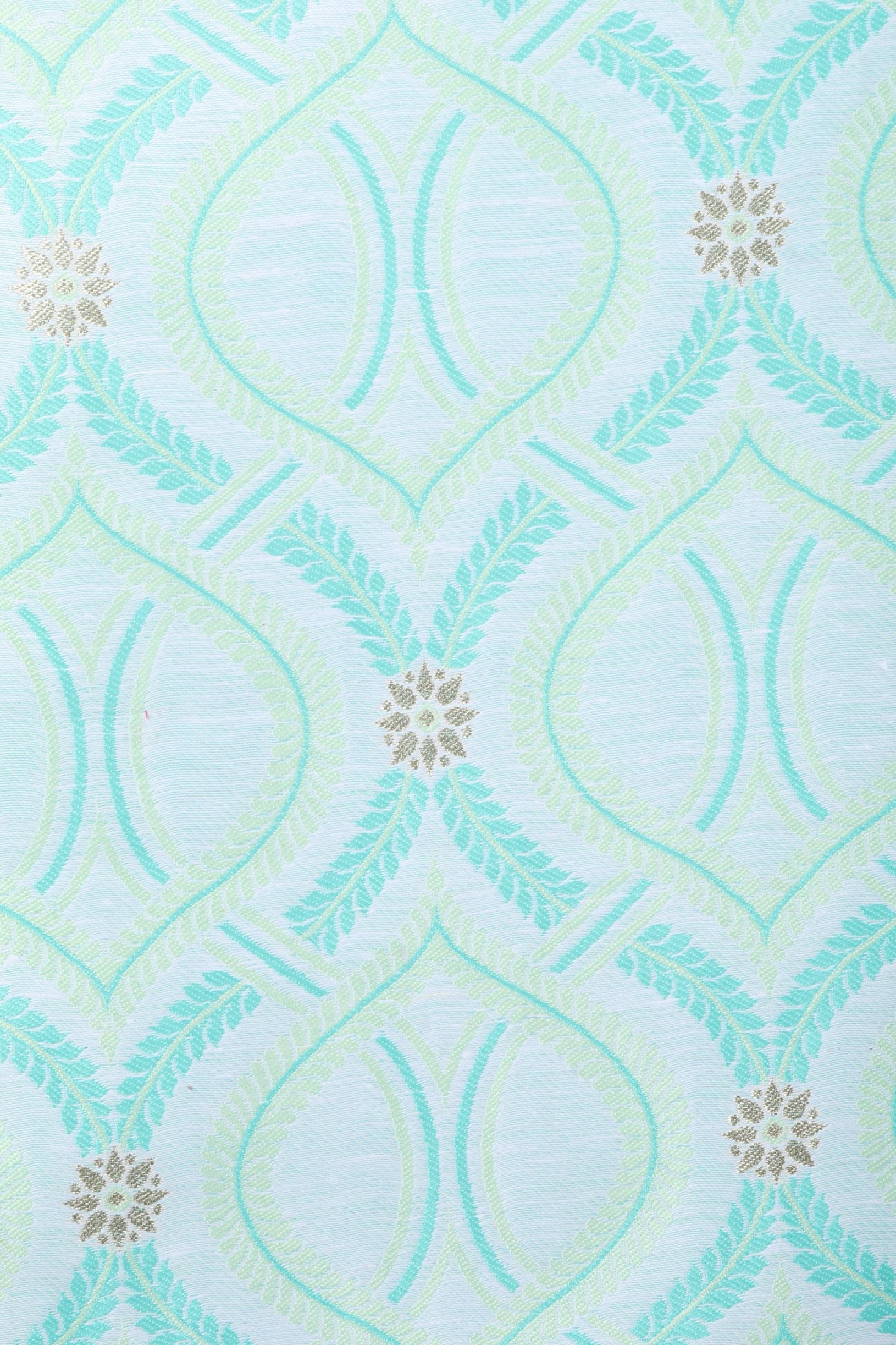 Green Broacde Fabric