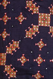 Navy Munga Silk Fabric