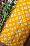 Mustard Cotton Silk Fabric
