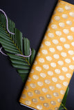 Yellow Chanderi Fabric