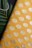 Yellow Chanderi Fabric
