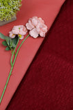 Maroon Munga silk  Fabric